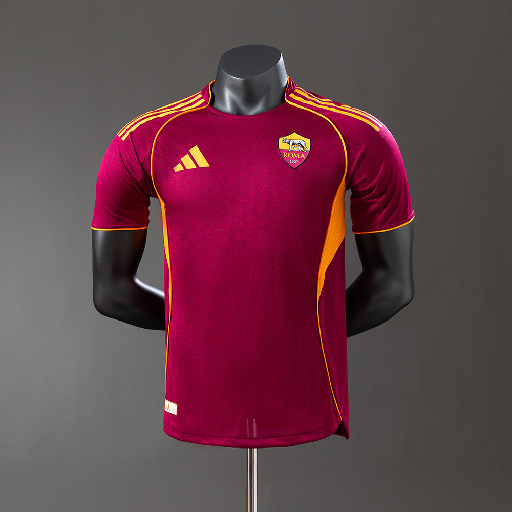 Roma 25/26 Home Player Version Jersey – Replica Football Soccer Shirt – S–3XL