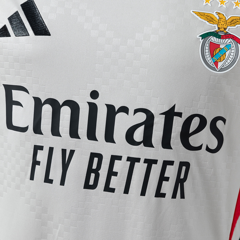 Benfica 25/26 Player Version Beige Away Jersey – Replica Football Soccer Shirt – S–3XL