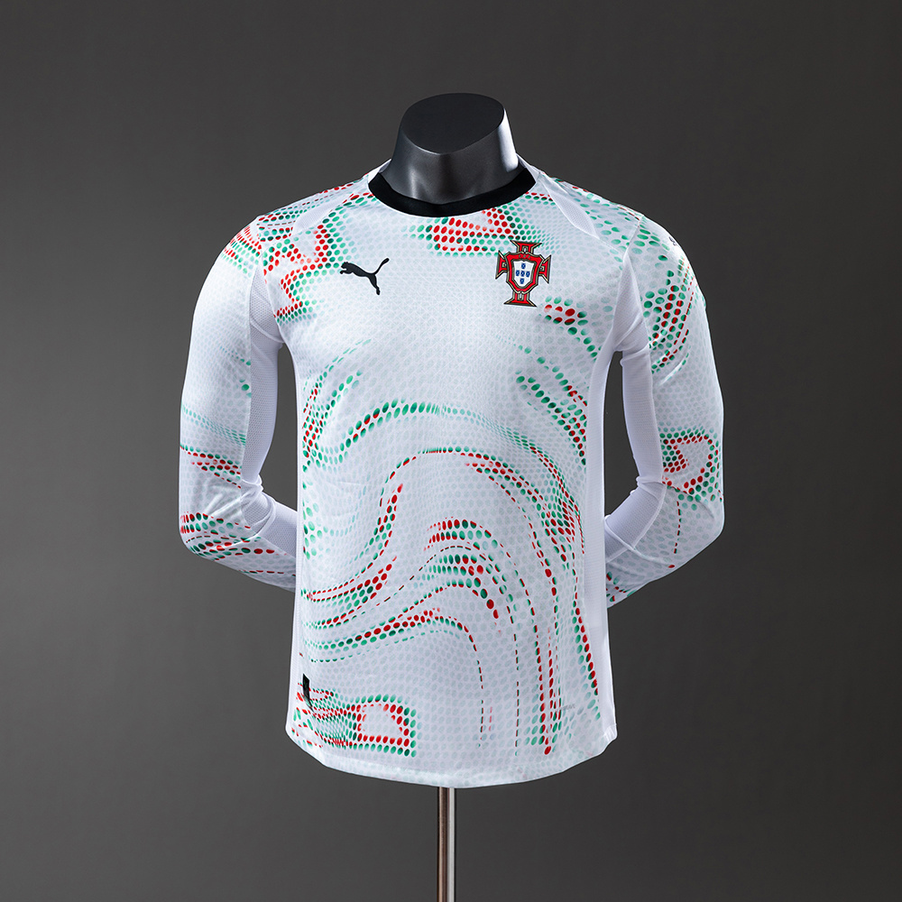 Portugal 2025 Away Long Sleeve Player Version Jersey – Replica Football Soccer Shirt – S–3XL