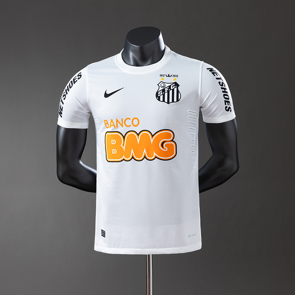 Santos 2013 Home Player Version Jersey – Vintage Replica Football Soccer Shirt – S–4XL
