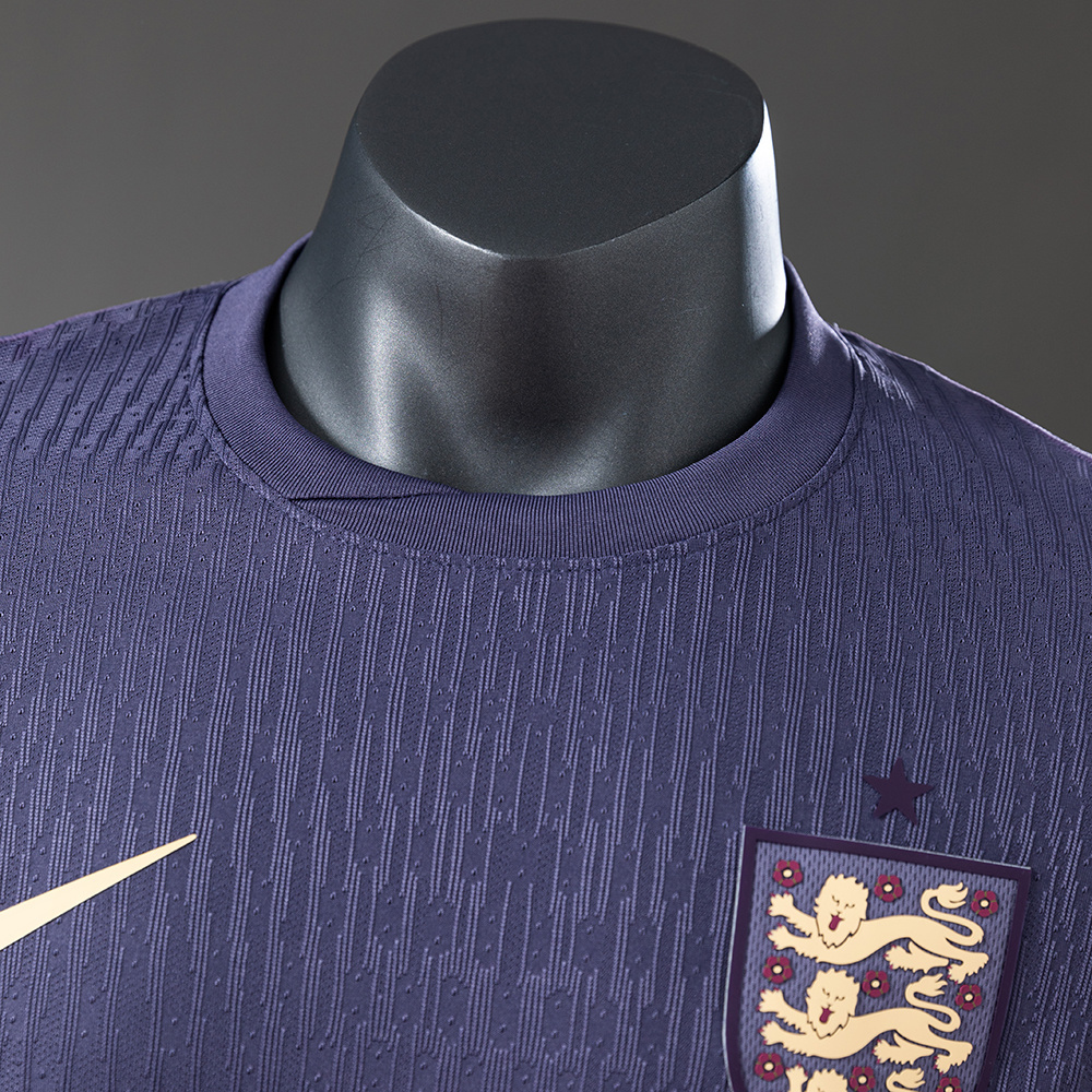 England 2024 Away Long Sleeve Player Version Jersey – Replica Football Soccer Shirt – S–3XL