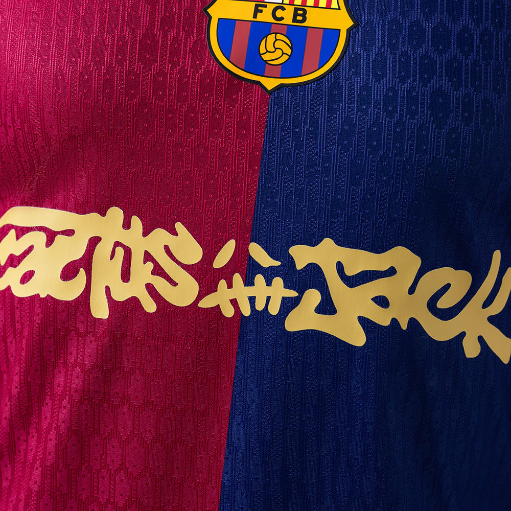 Barcelona 24/25 Home x Travis Scott Player Version Jersey – Replica Football Soccer Shirt – S–3XL