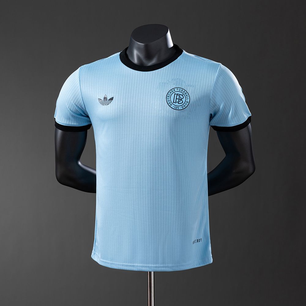 Germany 125th Anniversary Edition Blue Player Version Jersey – Replica Football Soccer Shirt – S–3XL