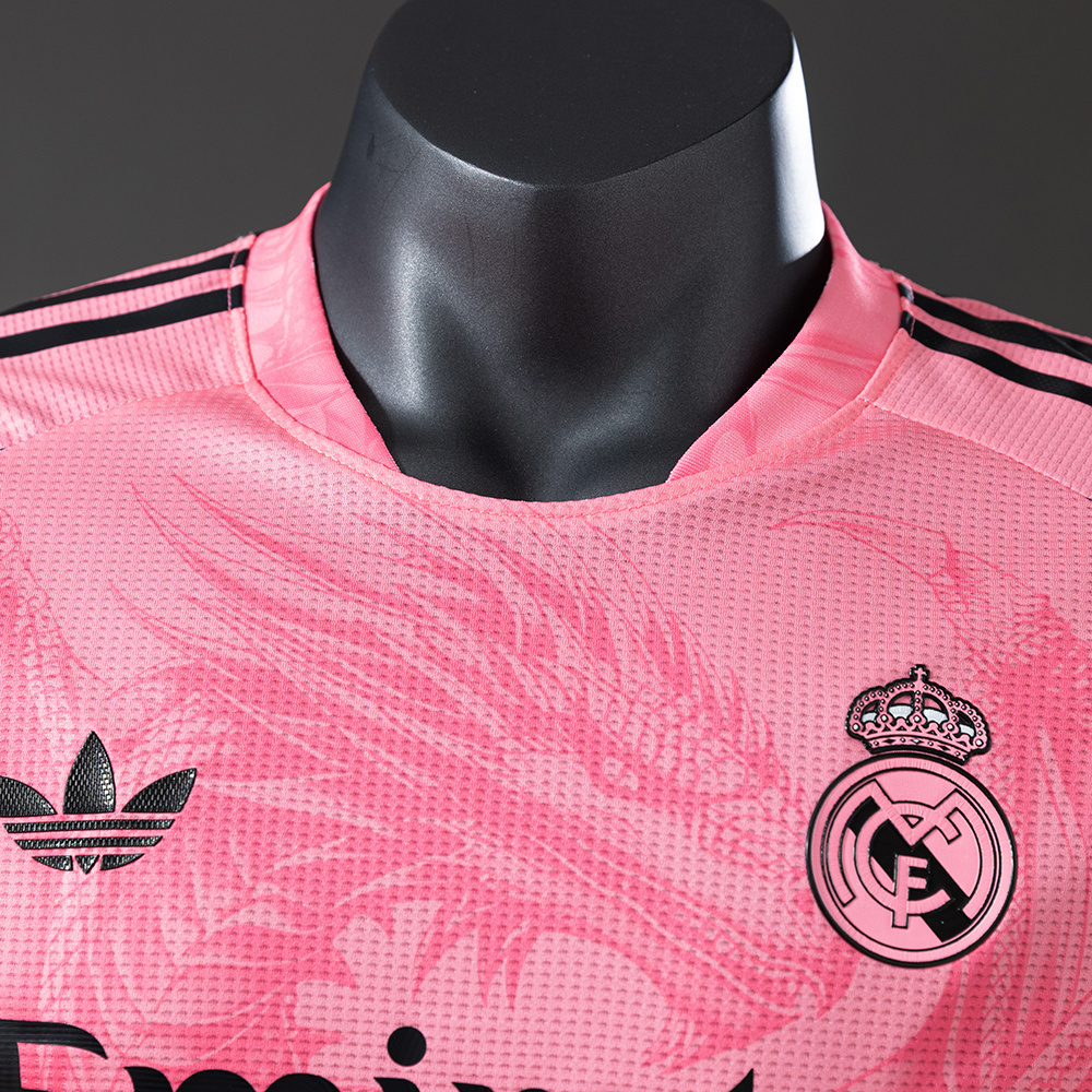 Real Madrid 25/26 Pink Dragon Horse Player Version Jersey – Replica Football Soccer Shirt – S–3XL