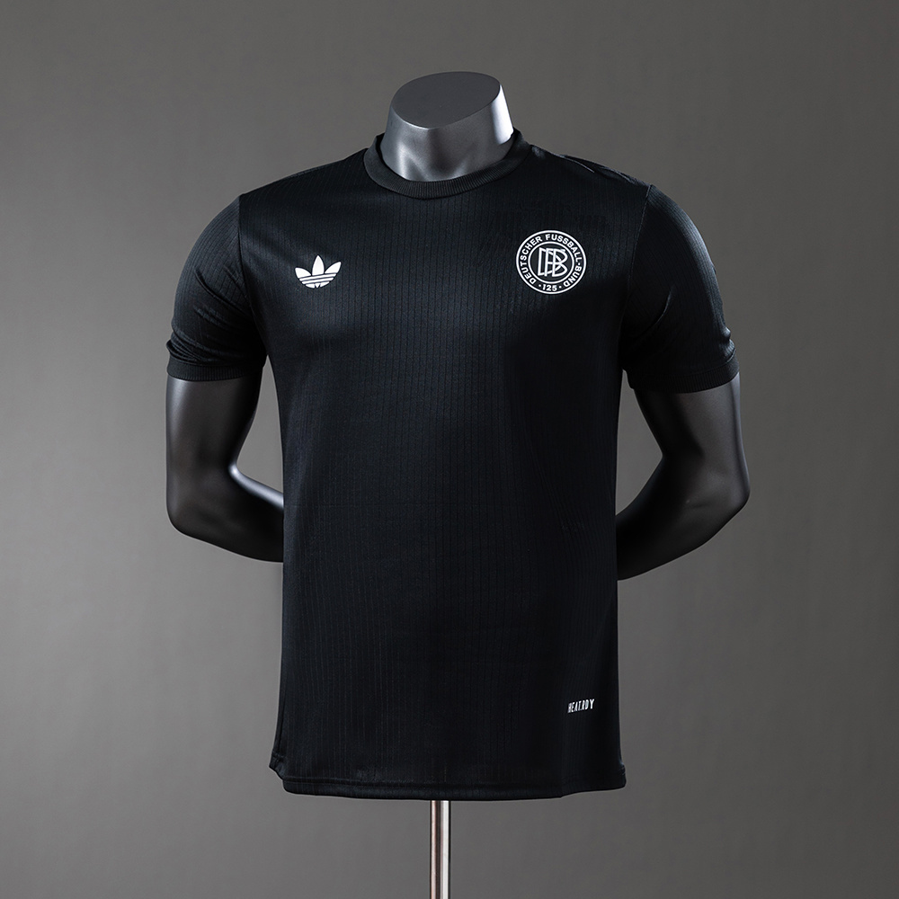 Germany 125th Anniversary Edition Black Player Version Jersey – Replica Football Soccer Shirt – S–3XL