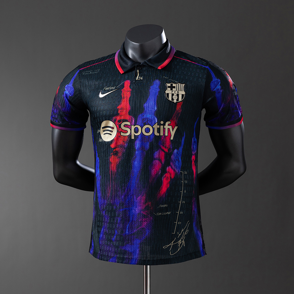 Barcelona 25/26 Black-Special Edition Player Version Jersey – Replica Football Soccer Shirt – S–3XL