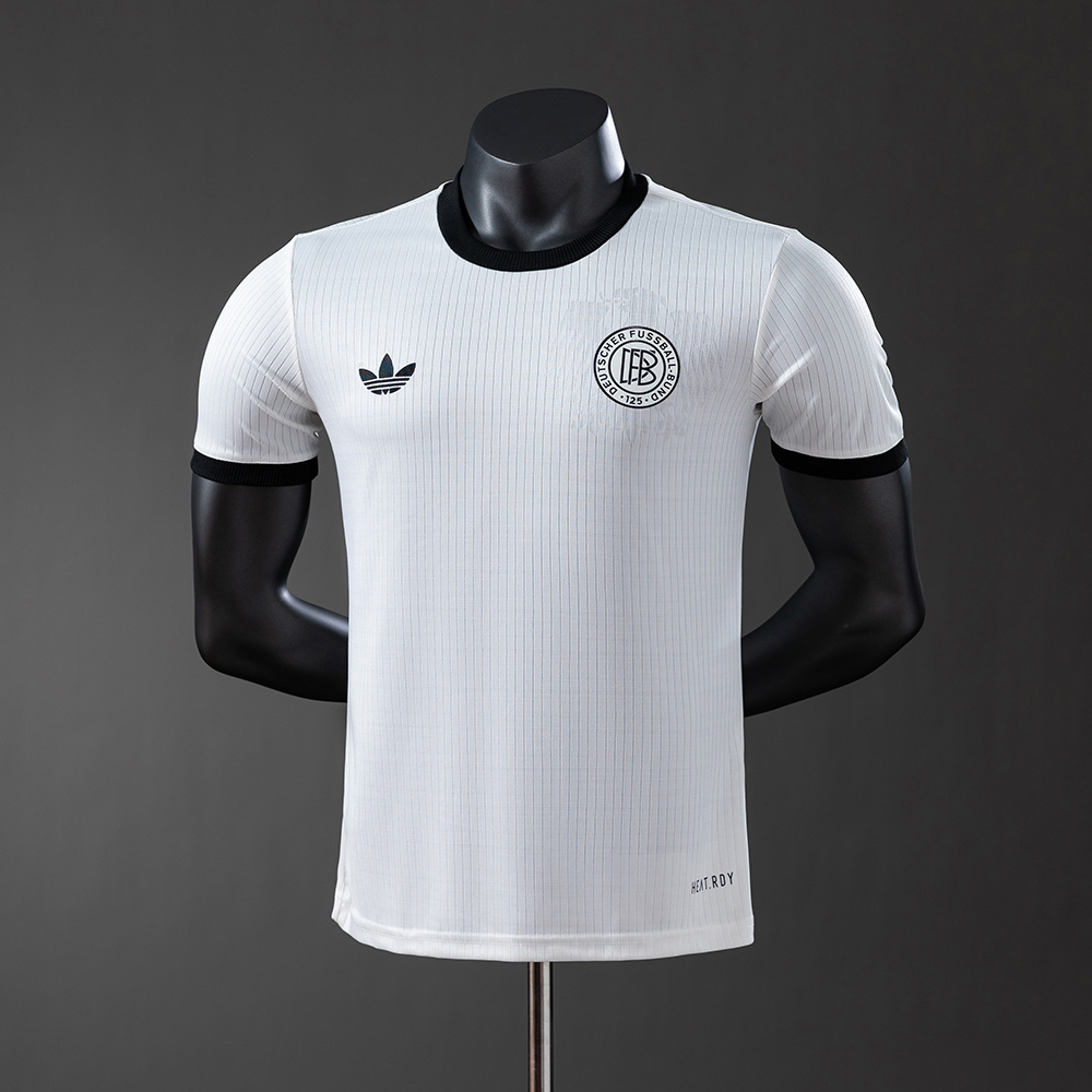 Germany 125th Anniversary Edition White Player Version Jersey – Replica Football Soccer Shirt – S–3XL