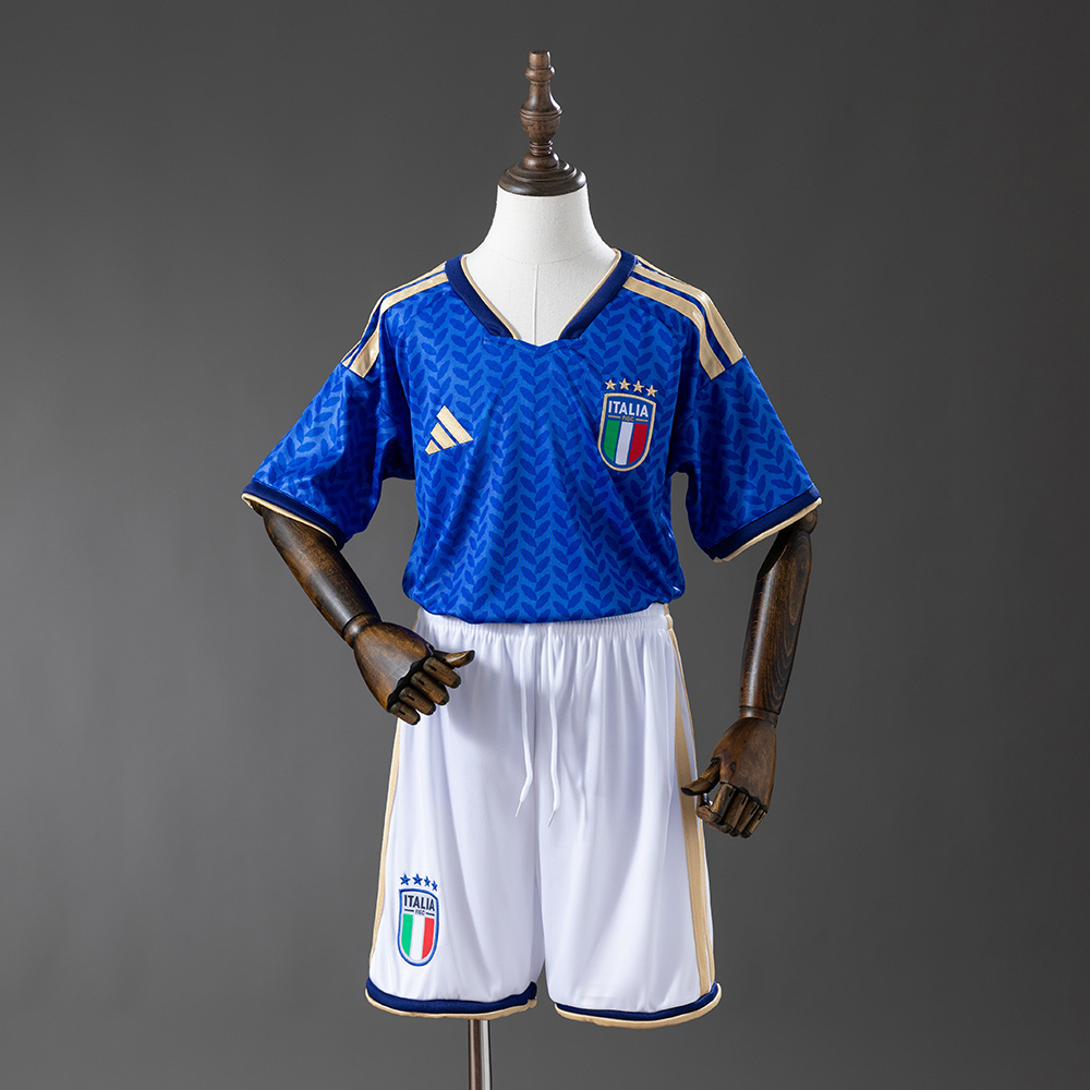 Italy 2026 Home Kids Kit Jersey – Replica Football Soccer Shirt – Size 16–28