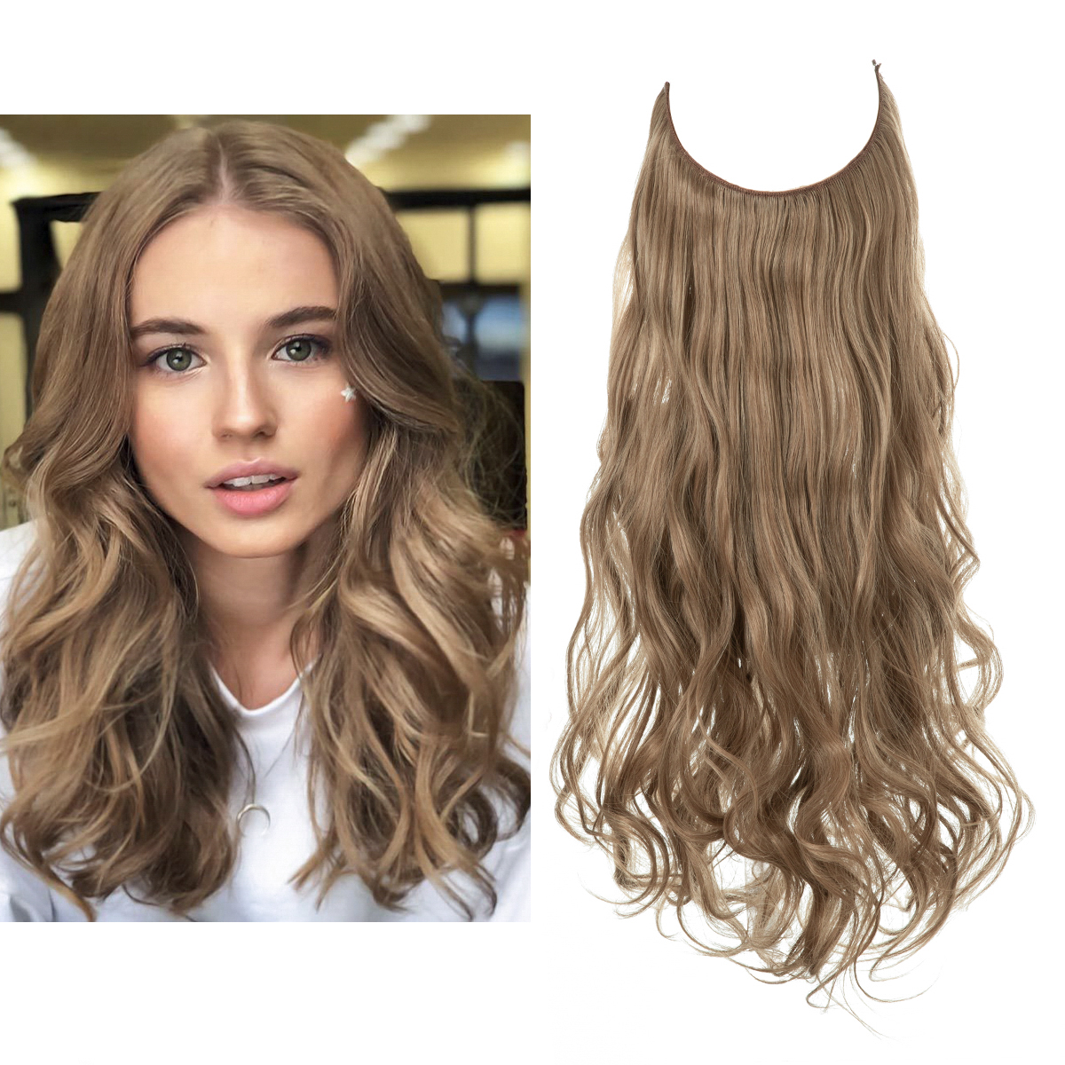 [$19.9 Limited to 7 days]Bye-Bye Knots Wig Pre-Cut 7x5 Glueless Lace & 13x4 Pre Everything Honey Blonde Body Wave Drawstring Wig breathable
