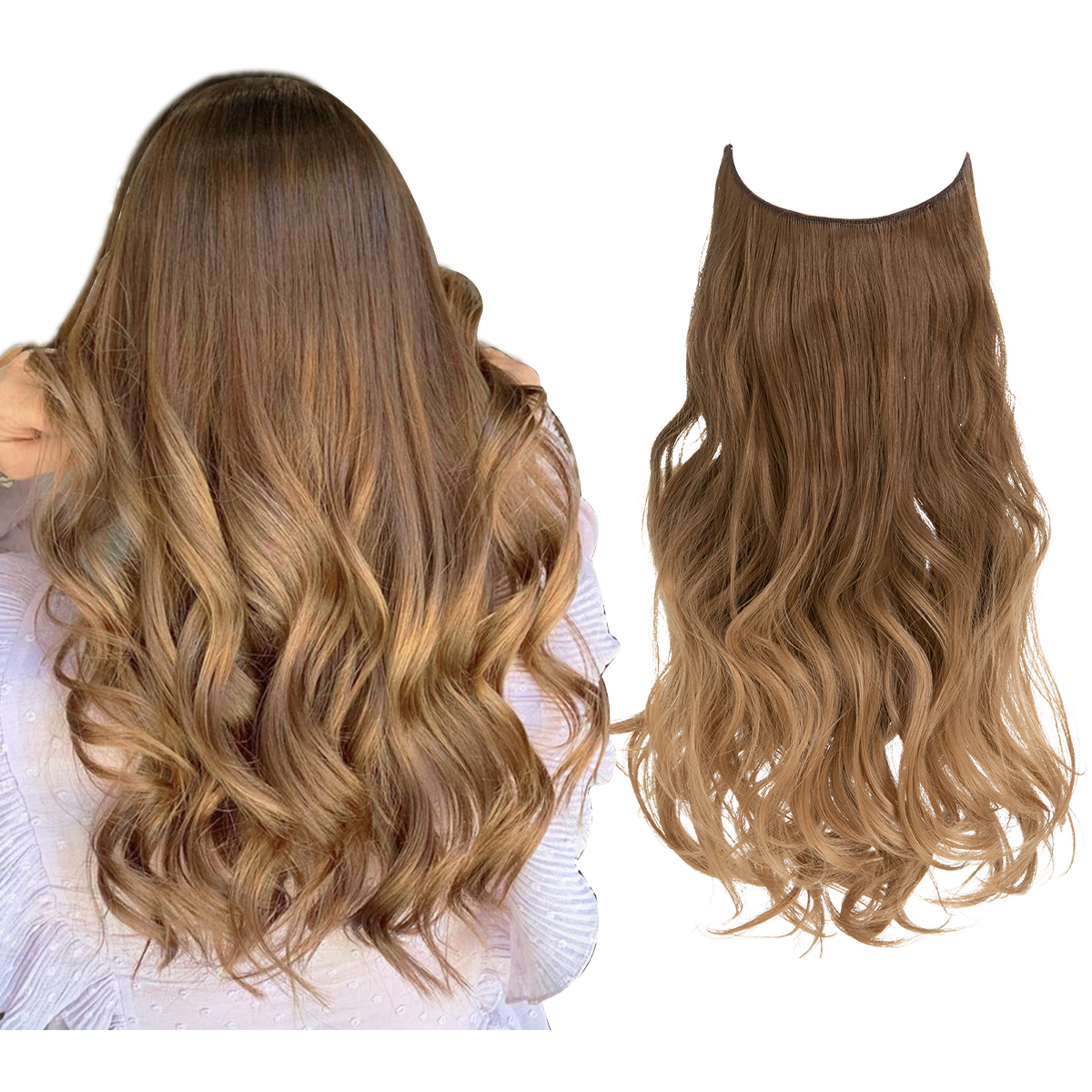 [$19.9 Limited to 7 days]Bye-Bye Knots Wig Pre-Cut 7x5 Glueless Lace & 13x4 Pre Everything Honey Blonde Body Wave Drawstring Wig breathable