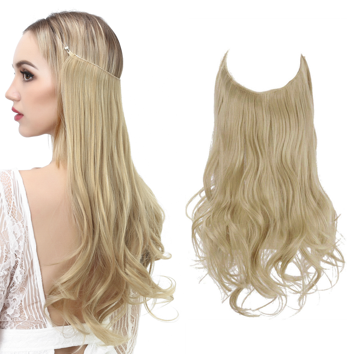 [$19.9 Limited to 7 days]Bye-Bye Knots Wig Pre-Cut 7x5 Glueless Lace & 13x4 Pre Everything Honey Blonde Body Wave Drawstring Wig breathable