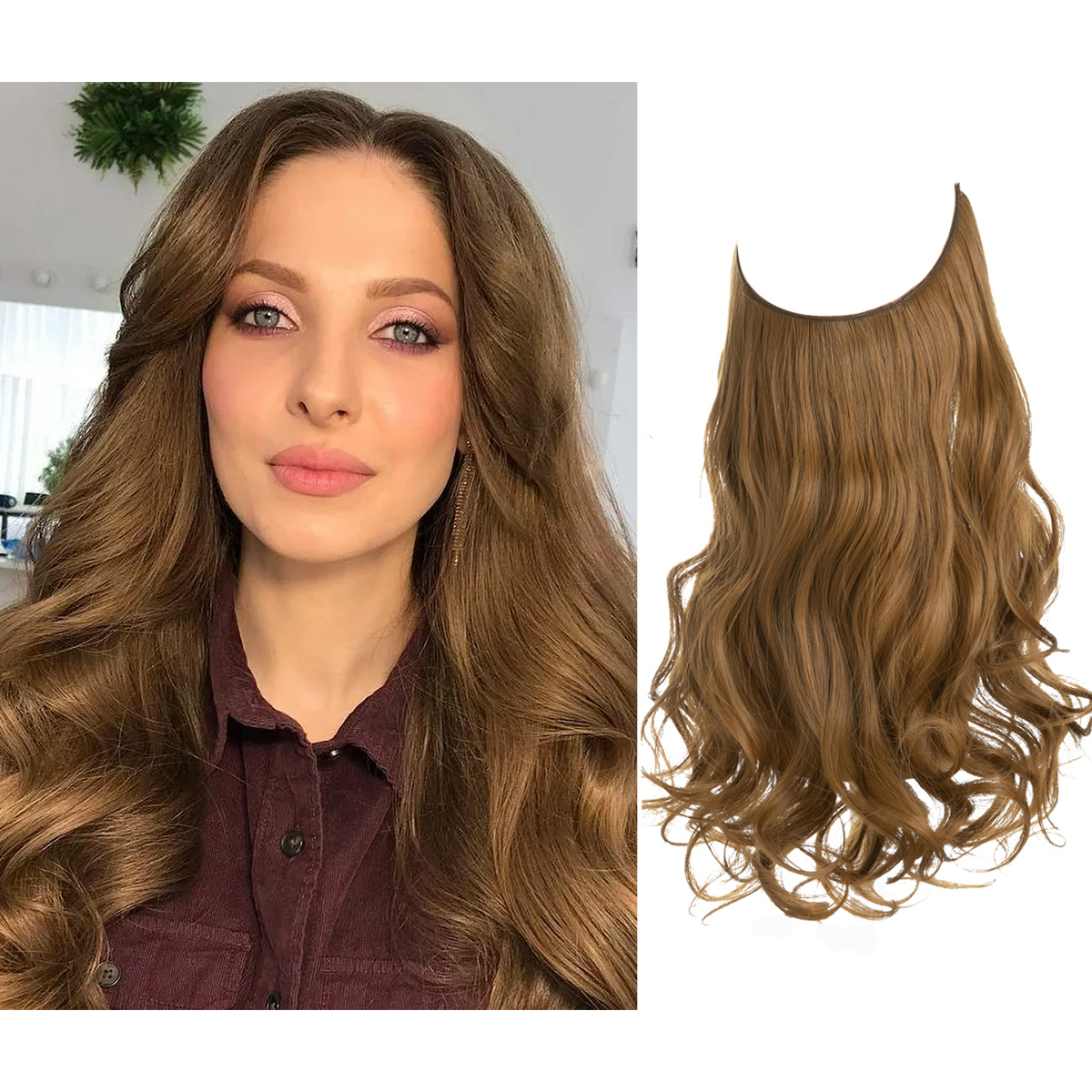 [$19.9 Limited to 7 days]Bye-Bye Knots Wig Pre-Cut 7x5 Glueless Lace & 13x4 Pre Everything Honey Blonde Body Wave Drawstring Wig breathable