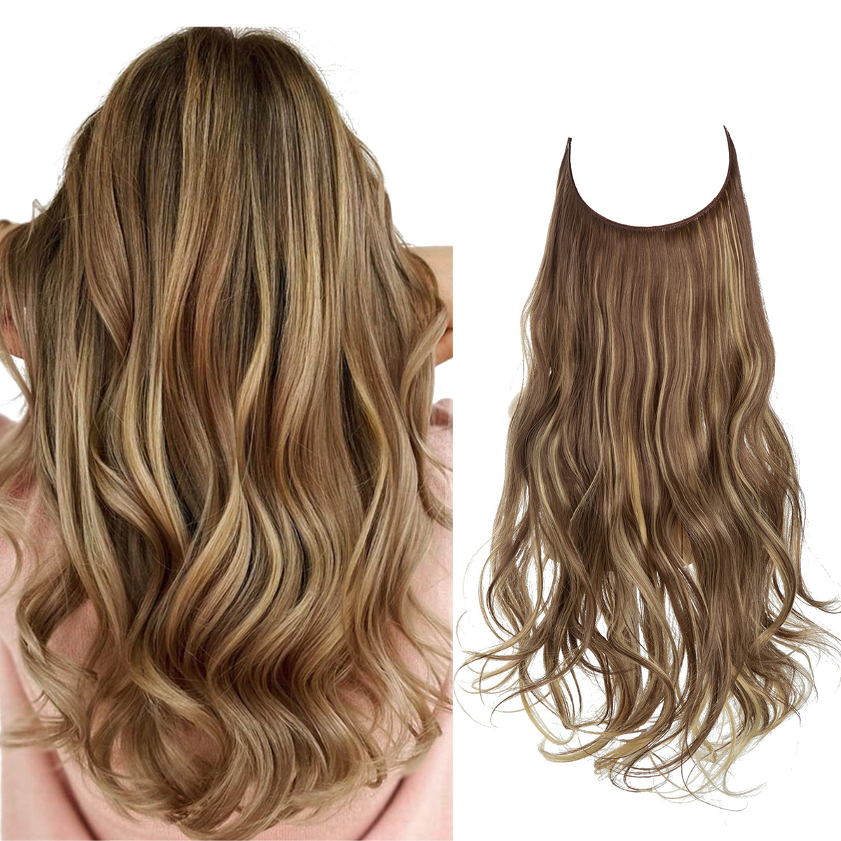 [$19.9 Limited to 7 days]Bye-Bye Knots Wig Pre-Cut 7x5 Glueless Lace & 13x4 Pre Everything Honey Blonde Body Wave Drawstring Wig breathable