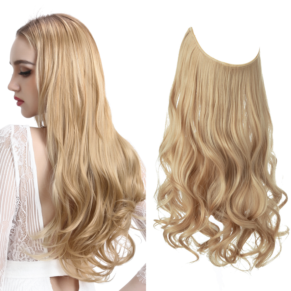 [$19.9 Limited to 7 days]Bye-Bye Knots Wig Pre-Cut 7x5 Glueless Lace & 13x4 Pre Everything Honey Blonde Body Wave Drawstring Wig breathable