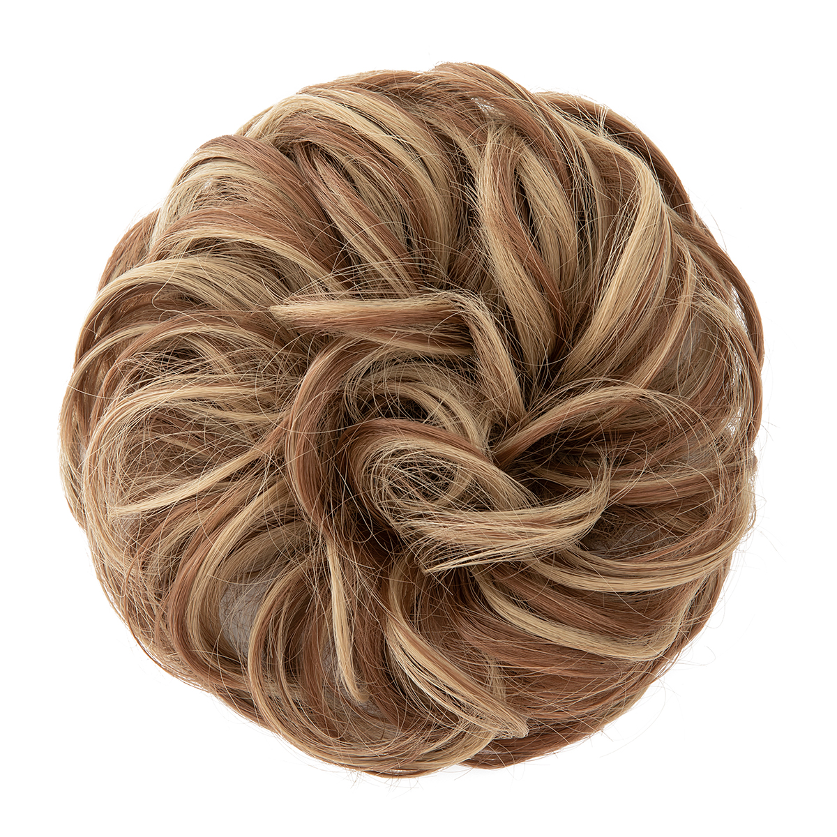 Wig, female headband, elastic, fluffy, natural, curly hair bun hairstyle