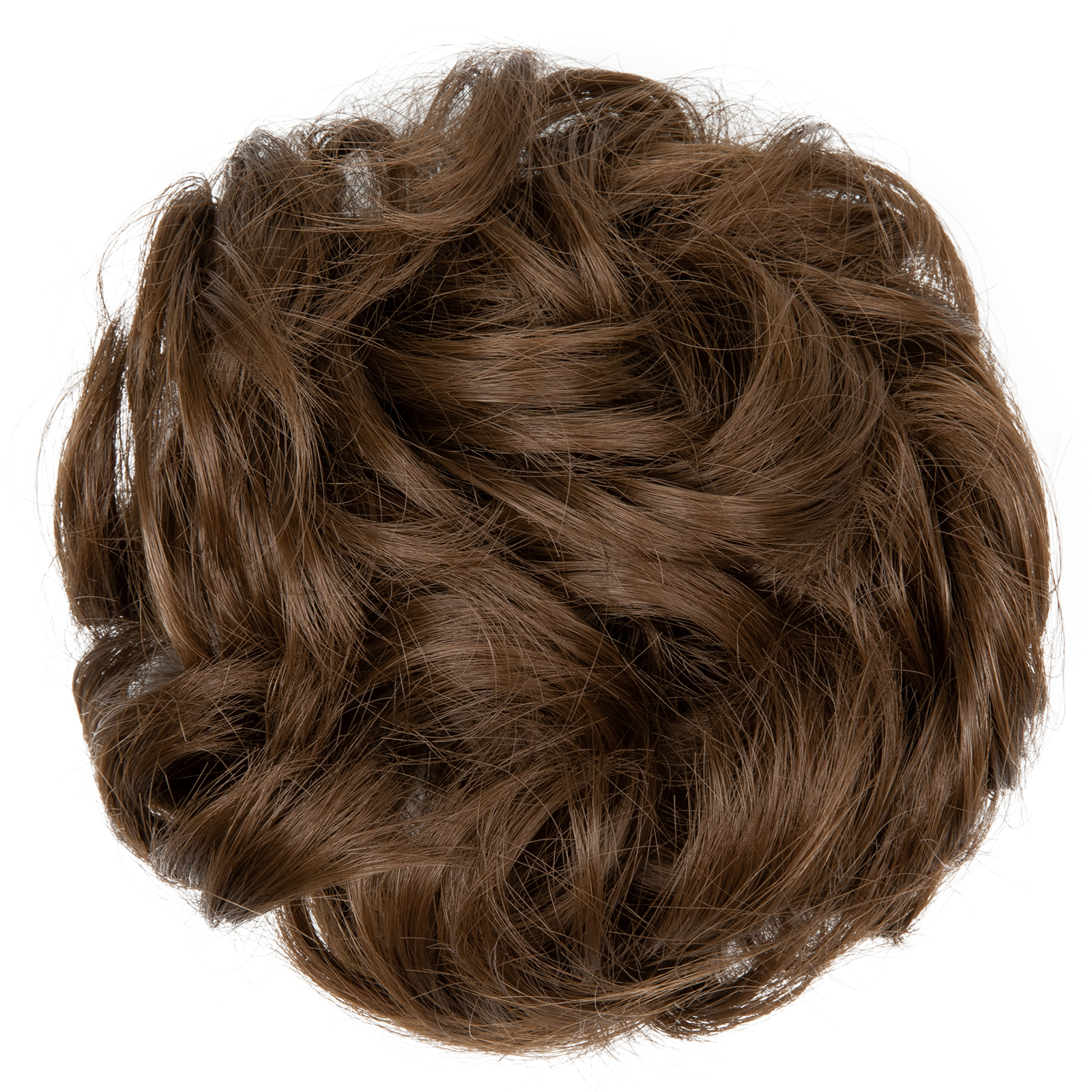 Wig, female headband, elastic, fluffy, natural, curly hair bun hairstyle