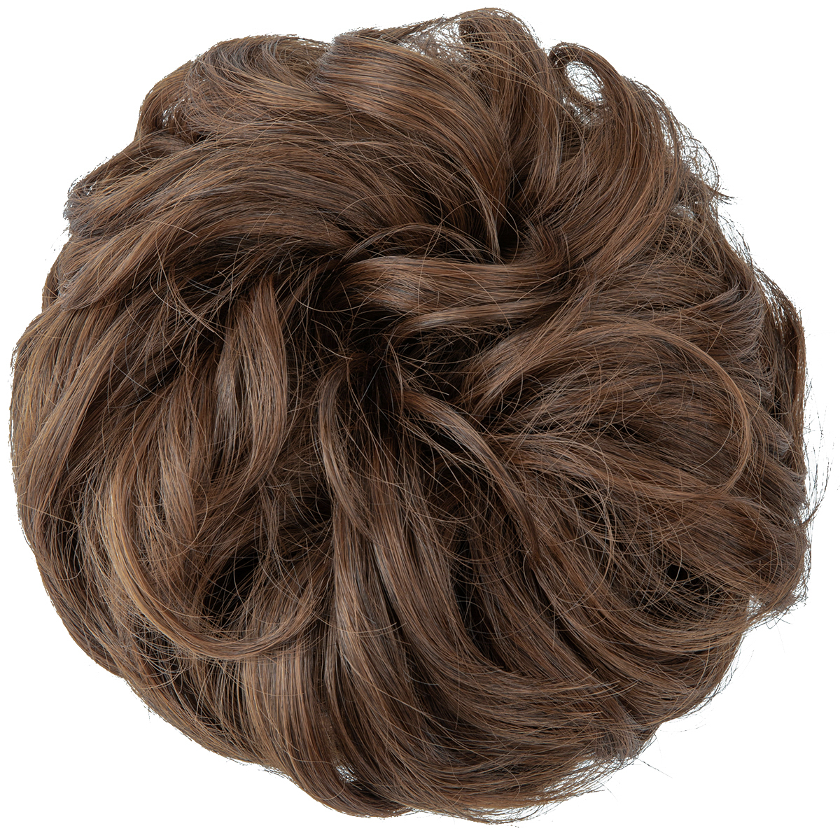 Wig, female headband, elastic, fluffy, natural, curly hair bun hairstyle