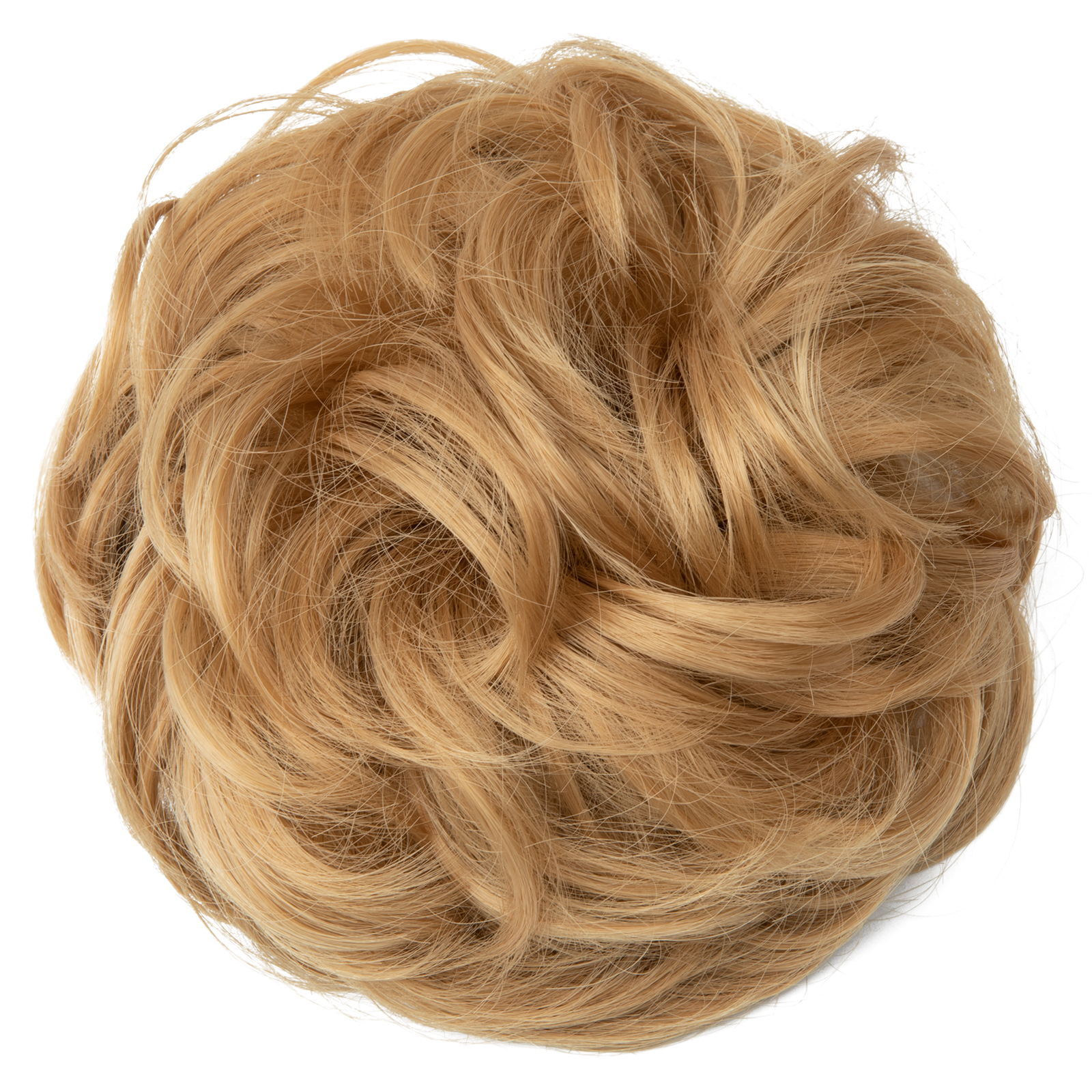 Wig, female headband, elastic, fluffy, natural, curly hair bun hairstyle