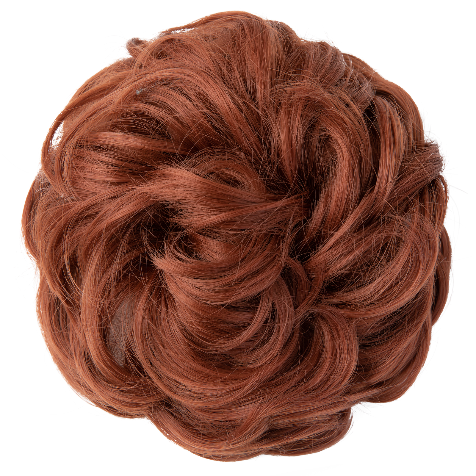 Wig, female headband, elastic, fluffy, natural, curly hair bun hairstyle