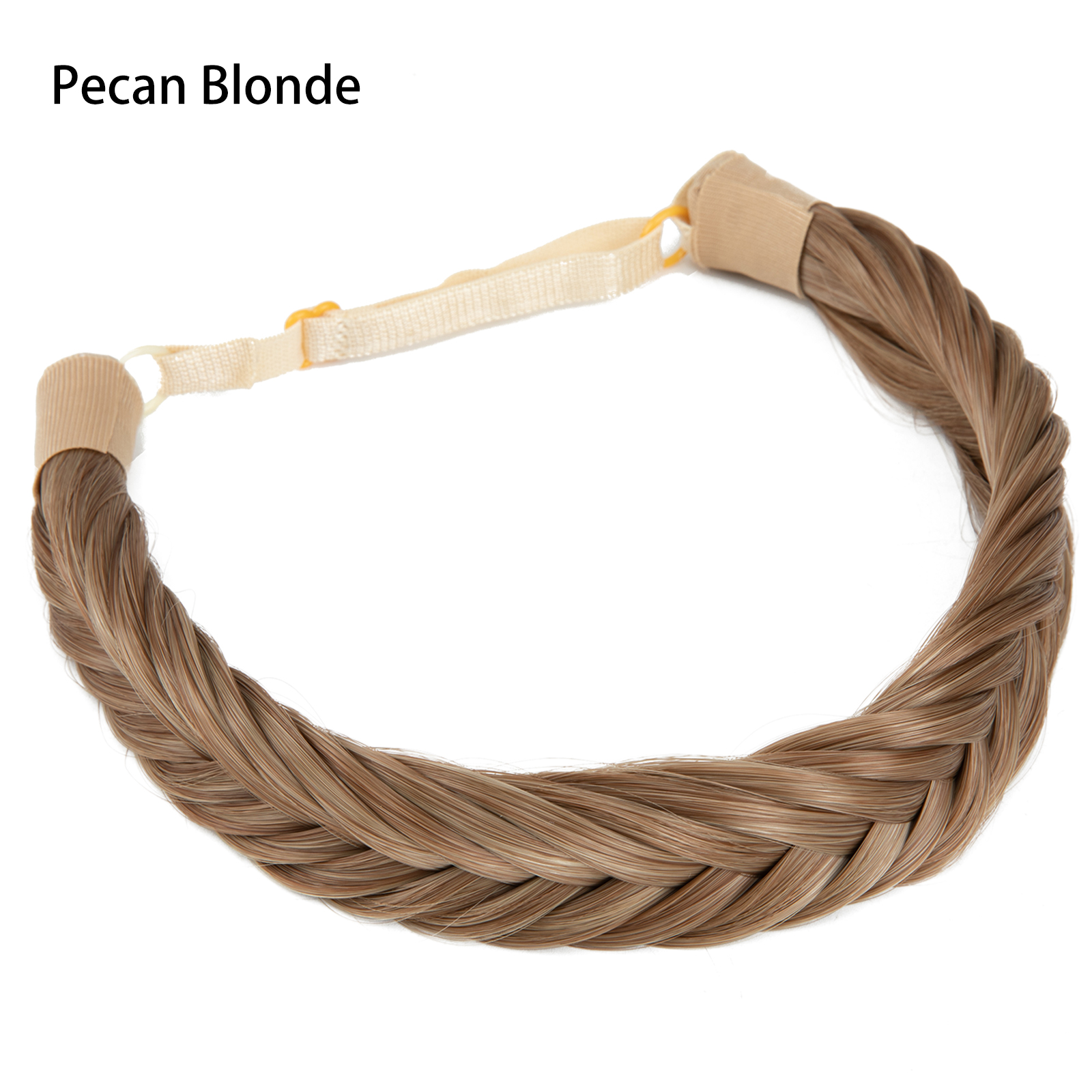 Hair braided headband soft&comfortable versatile fish braid wig