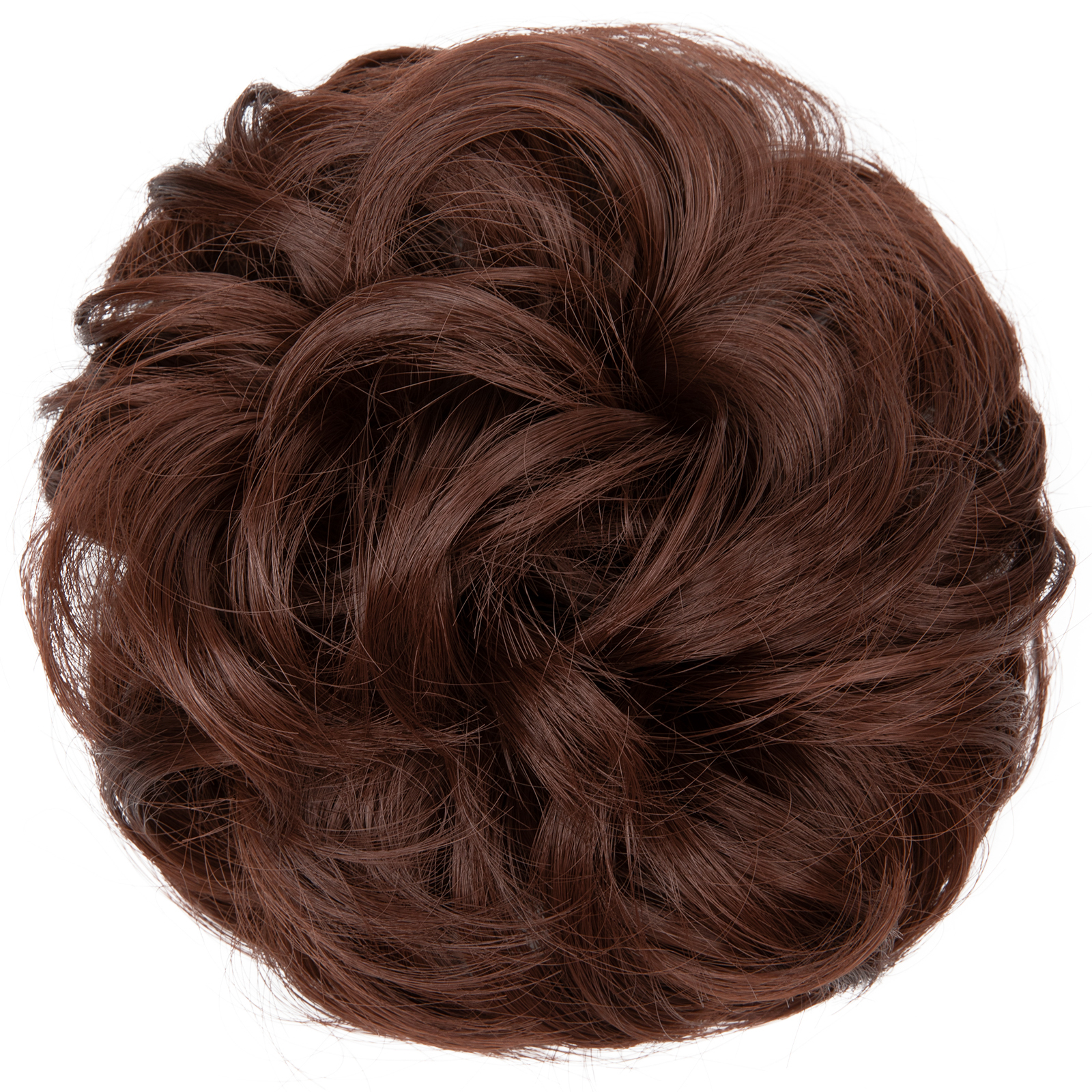 Wig, female headband, elastic, fluffy, natural, curly hair bun hairstyle