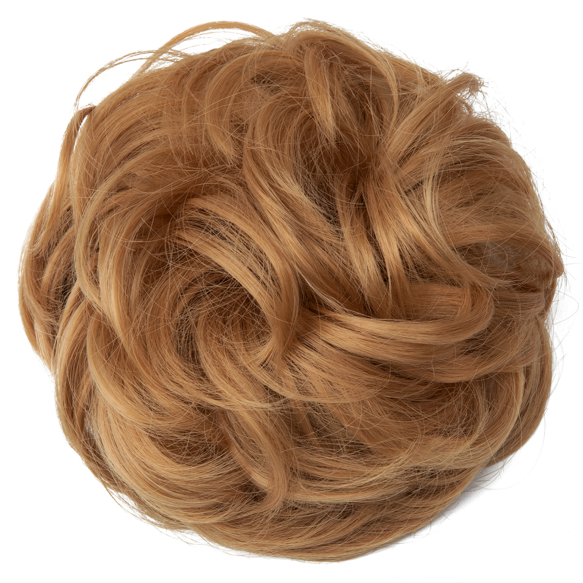 Wig, female headband, elastic, fluffy, natural, curly hair bun hairstyle