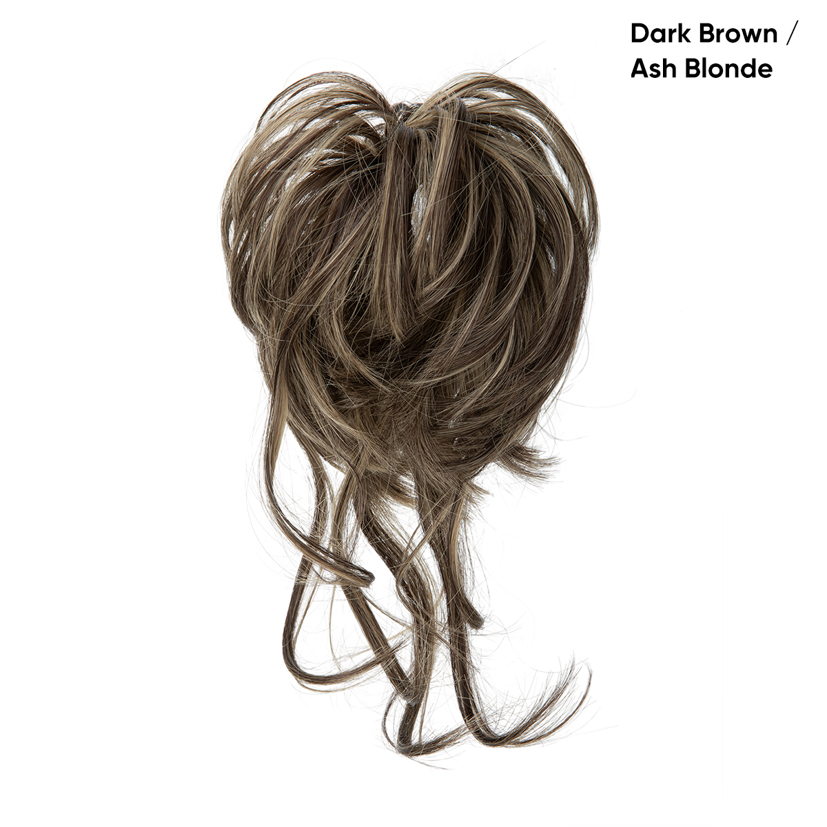 Female wig with long hair, elastic headband, fluffy headband, curly hair,bun hairstyle