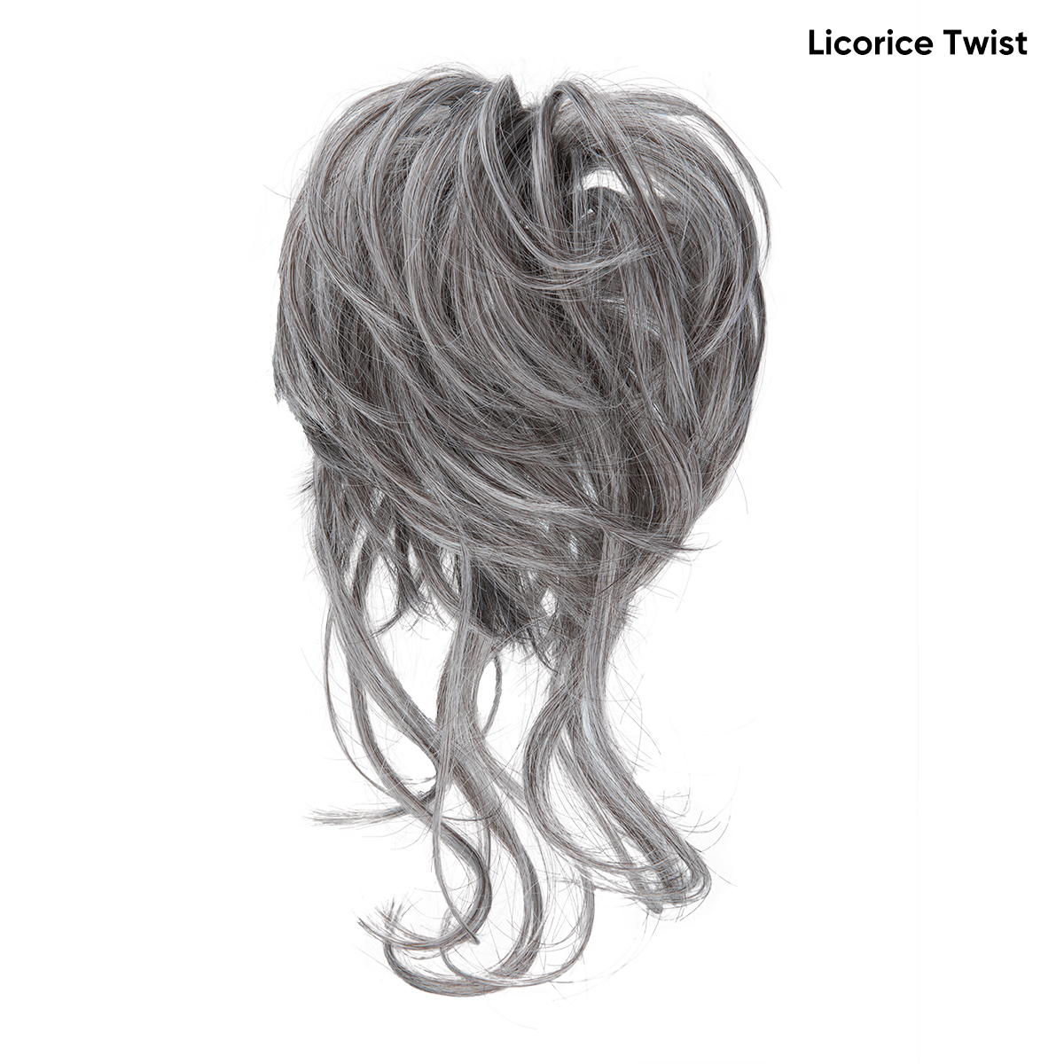 Female wig with long hair, elastic headband, fluffy headband, curly hair,bun hairstyle