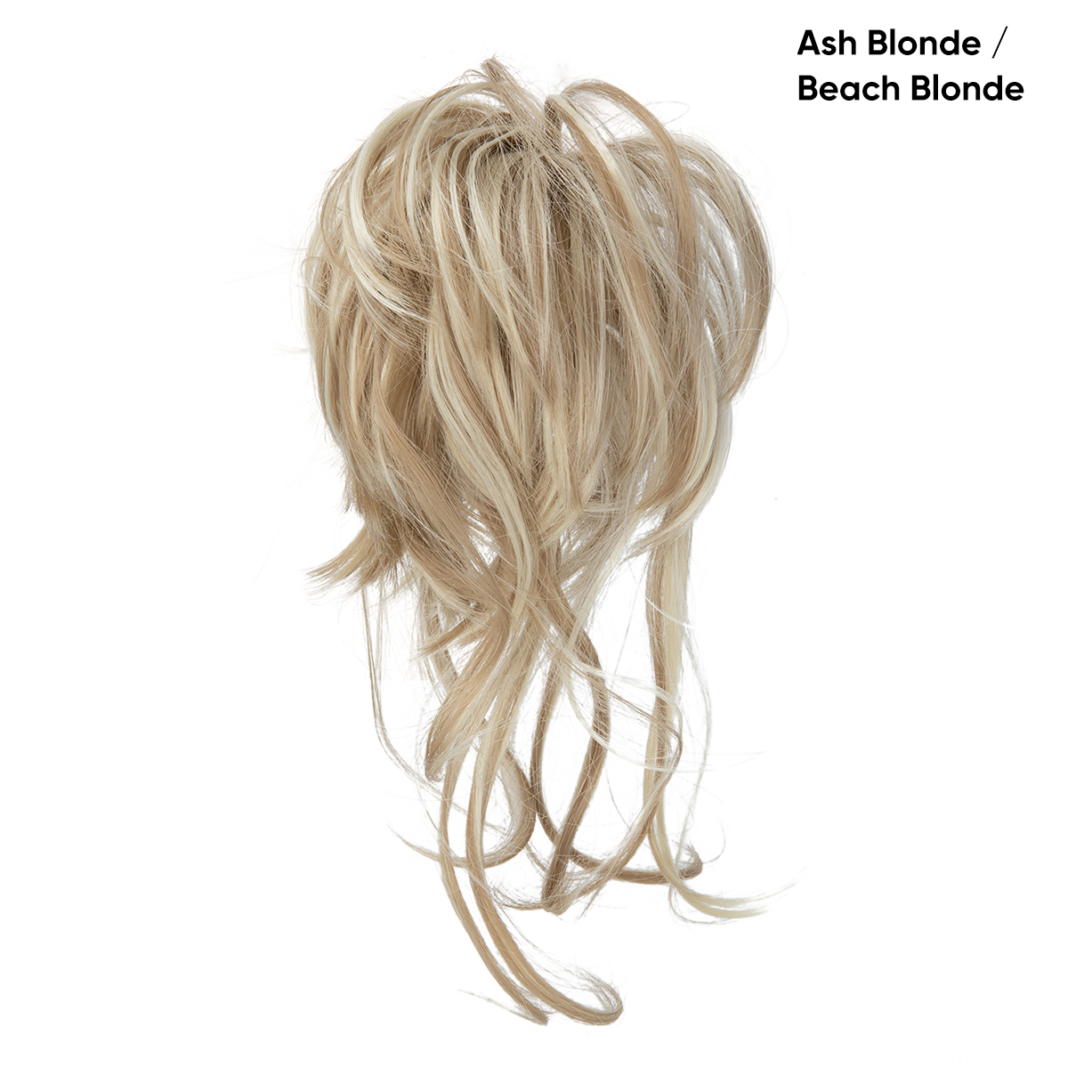 Female wig with long hair, elastic headband, fluffy headband, curly hair,bun hairstyle