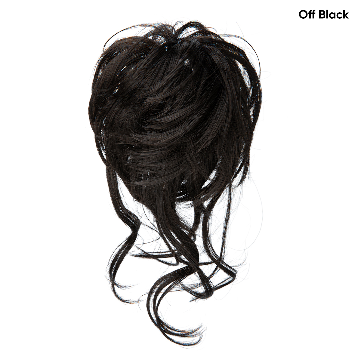 Female wig with long hair, elastic headband, fluffy headband, curly hair,bun hairstyle