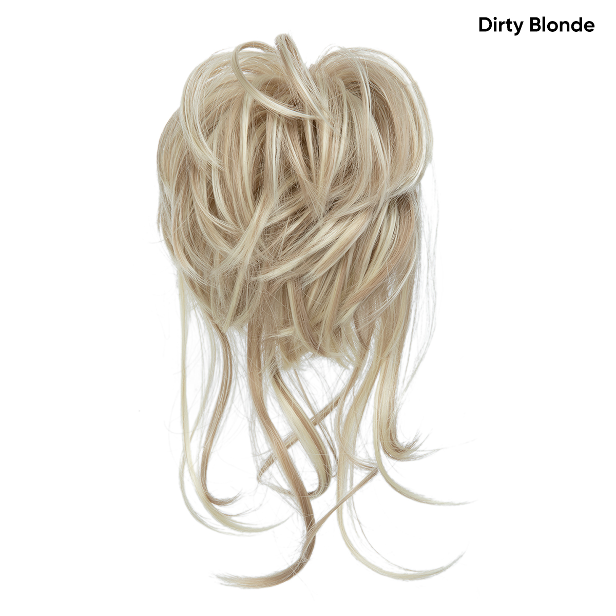 Female wig with long hair, elastic headband, fluffy headband, curly hair,bun hairstyle