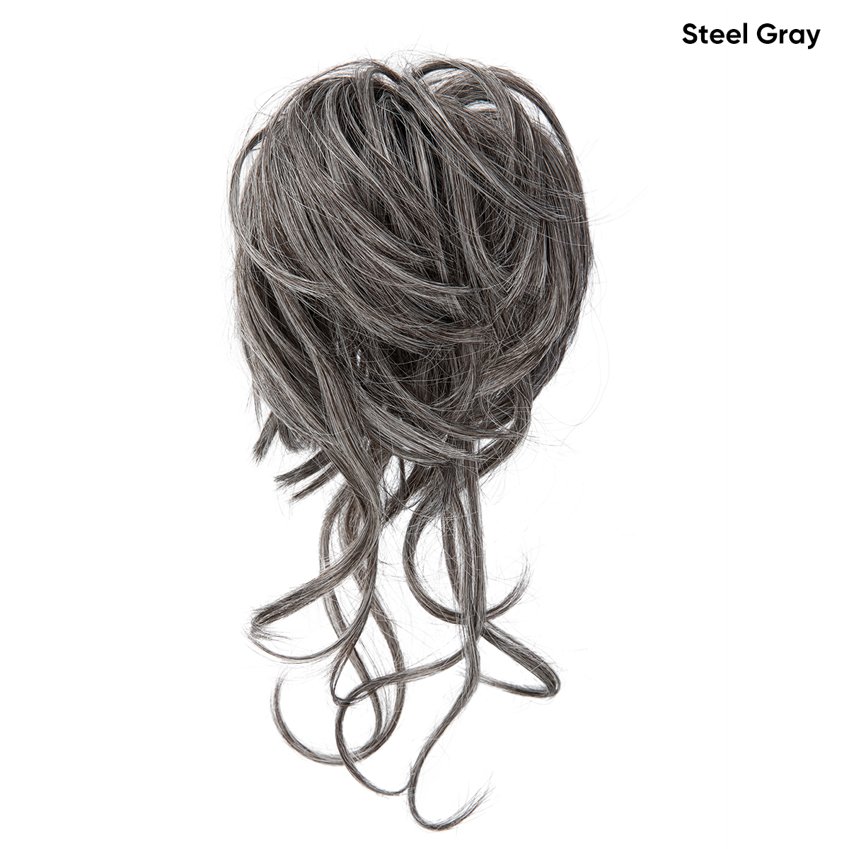 Female wig with long hair, elastic headband, fluffy headband, curly hair,bun hairstyle