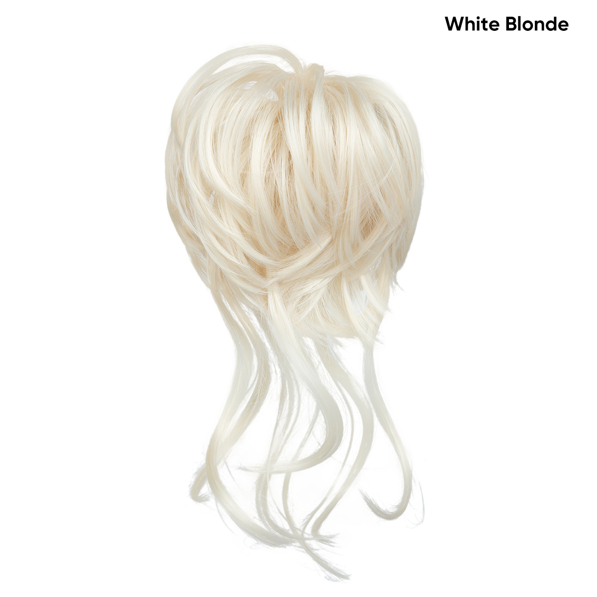 Female wig with long hair, elastic headband, fluffy headband, curly hair,bun hairstyle