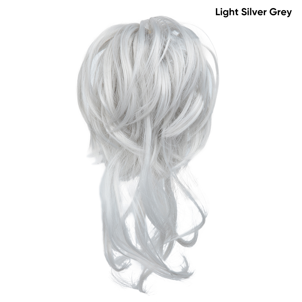 Female wig with long hair, elastic headband, fluffy headband, curly hair,bun hairstyle