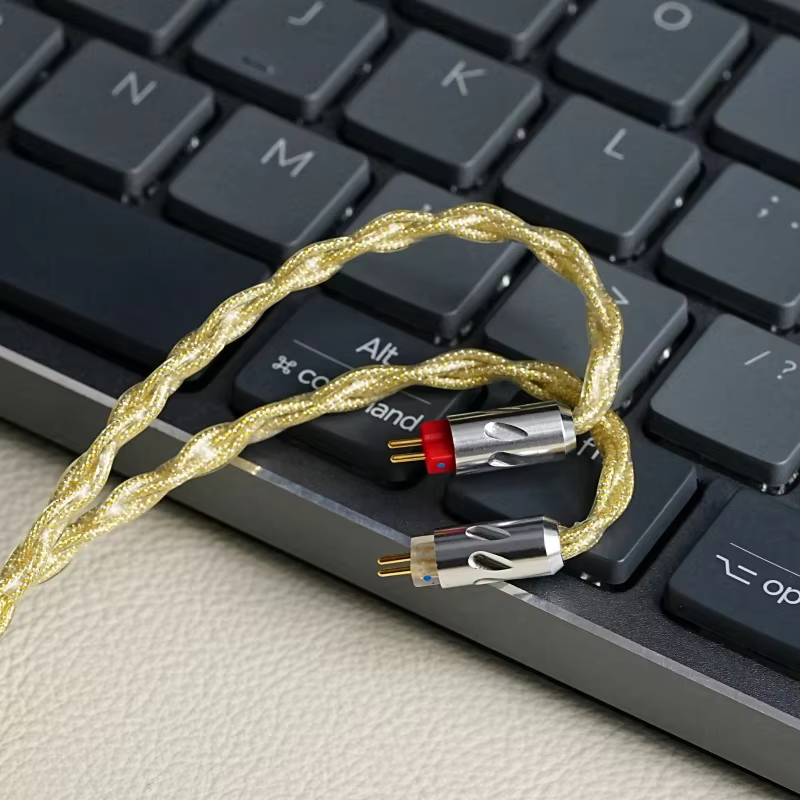 ivipQ-545 8-rdzeniowy kabel do aktualizacji słuchawek z QDC/MMCX/wbudowany 0,78 2PIN, dla LZ A7 ZSX C12 V90