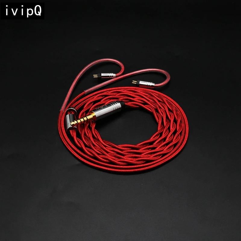 ivipQ 501 7N OCC 4N Sterling Silver ,With MMCX/2Pin 3.5/2.5/4.4mm/QDC/2PIN For HOLA KATO Winter LAN Cadenza Aria A5000