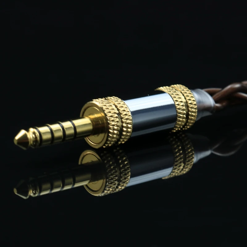 ivipQ-334 Flagship 4-Core Litz Frozen 7N OCC Headphone Upgrade Cable With 3.5mm/4.4mm/Dual miniXLRFor HD650 HD800 HIFIMAN ANANDA