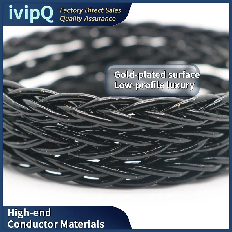 ivipQ-102 Flagship Line Five Elements High-end Earphone Upgrade Cable With 3.5mm/2.5mm/4.4mm MMCX/0.78mm 2Pin For AKG F1 MK4
