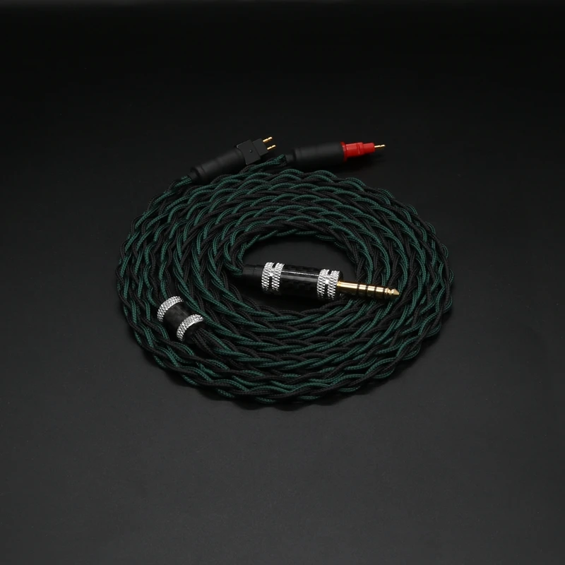 ivipQ-321 Japan Imported 8-core 99.99% 7N OCC Headphone Upgrade Cable With 3.5/4.4mm For HD580 HD650 HD700 HD800 HIFIMAN ANANDA