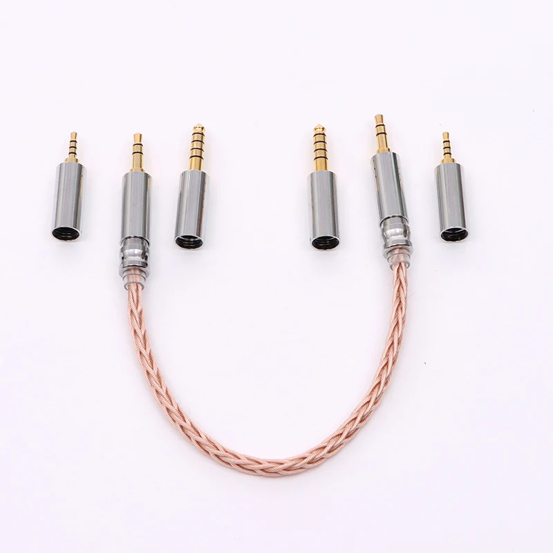 ivipQ-232 Alloy Copper + Graphene (2.5mm+3.5mm+4.4mm) Modular Plug Headphone Extension Cable
