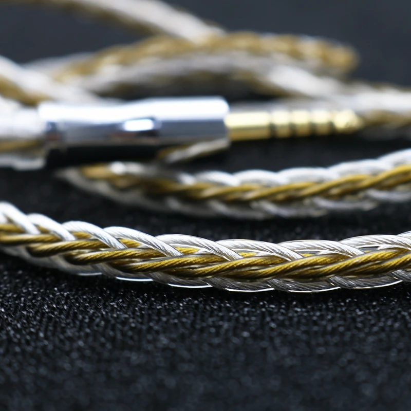 ivipQ-331 7N OCC Gold-plated HIFI Headphone Upgrade Cable with 3.5mm/4.4mm/6.35mm /mini For HD650 HD800 HIFIMAN ANANDA