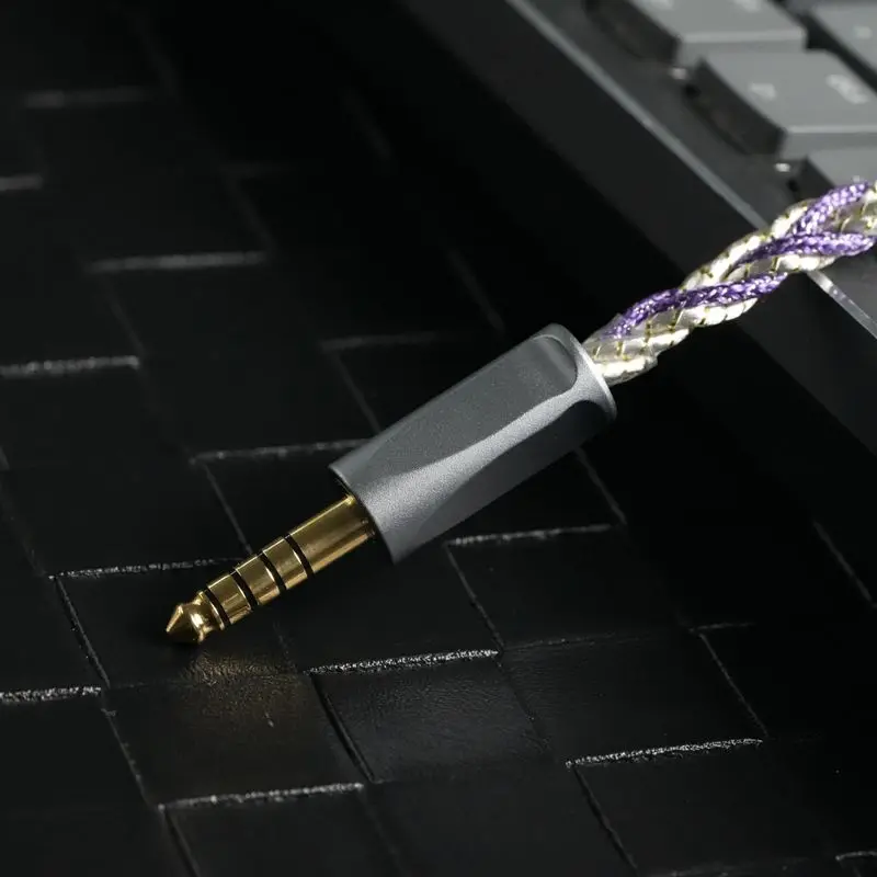 ivipQ-559 6-Core HIFI Earphones/Headphones Upgrade Cable With 0.78 2PIN/MMCX Applicable To MK4 AKG IEM HE-R10 HD650 HD800