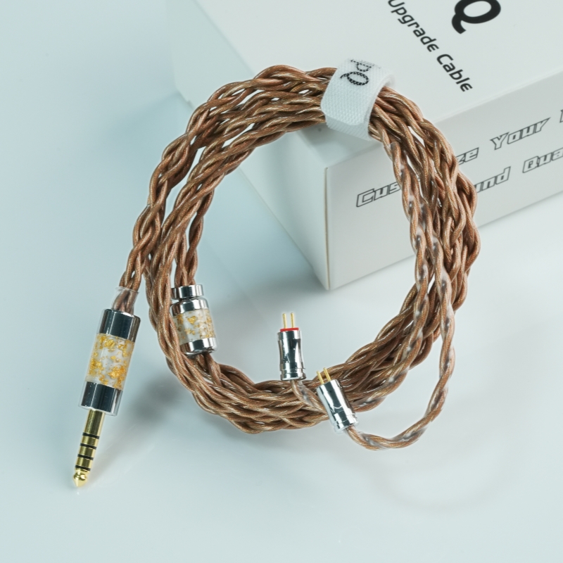 Headphone and headphone cable series, various different braiding techniques, core technologies, classification of wire conductors, HiFi cables compatible with multiple brands of IEMs.