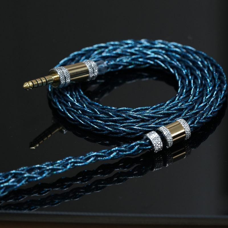 Headphone and headphone cable series, various different braiding techniques, core technologies, classification of wire conductors, HiFi cables compatible with multiple brands of IEMs.
