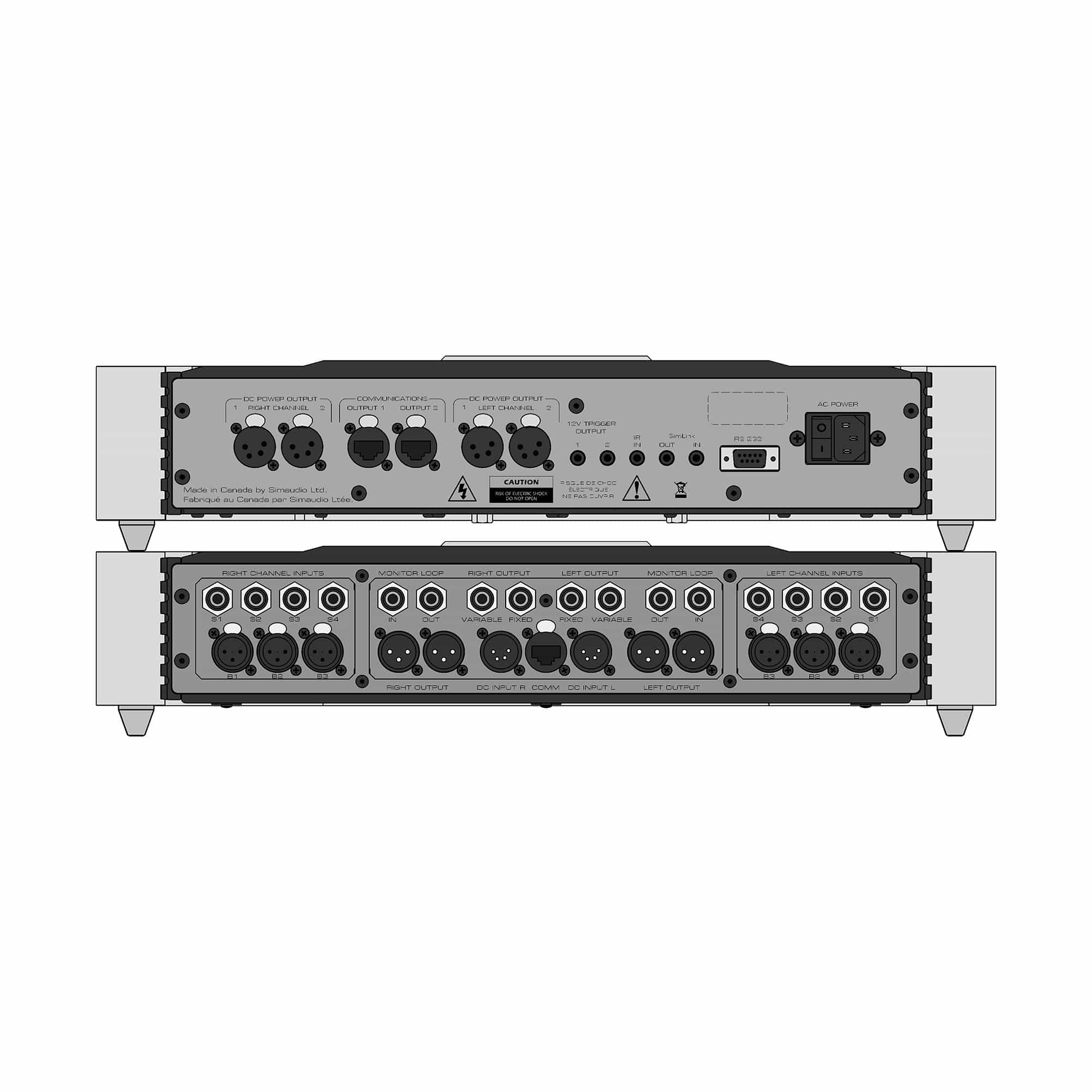 Simaudio MOON 850P Preamplifier - GreshamTech