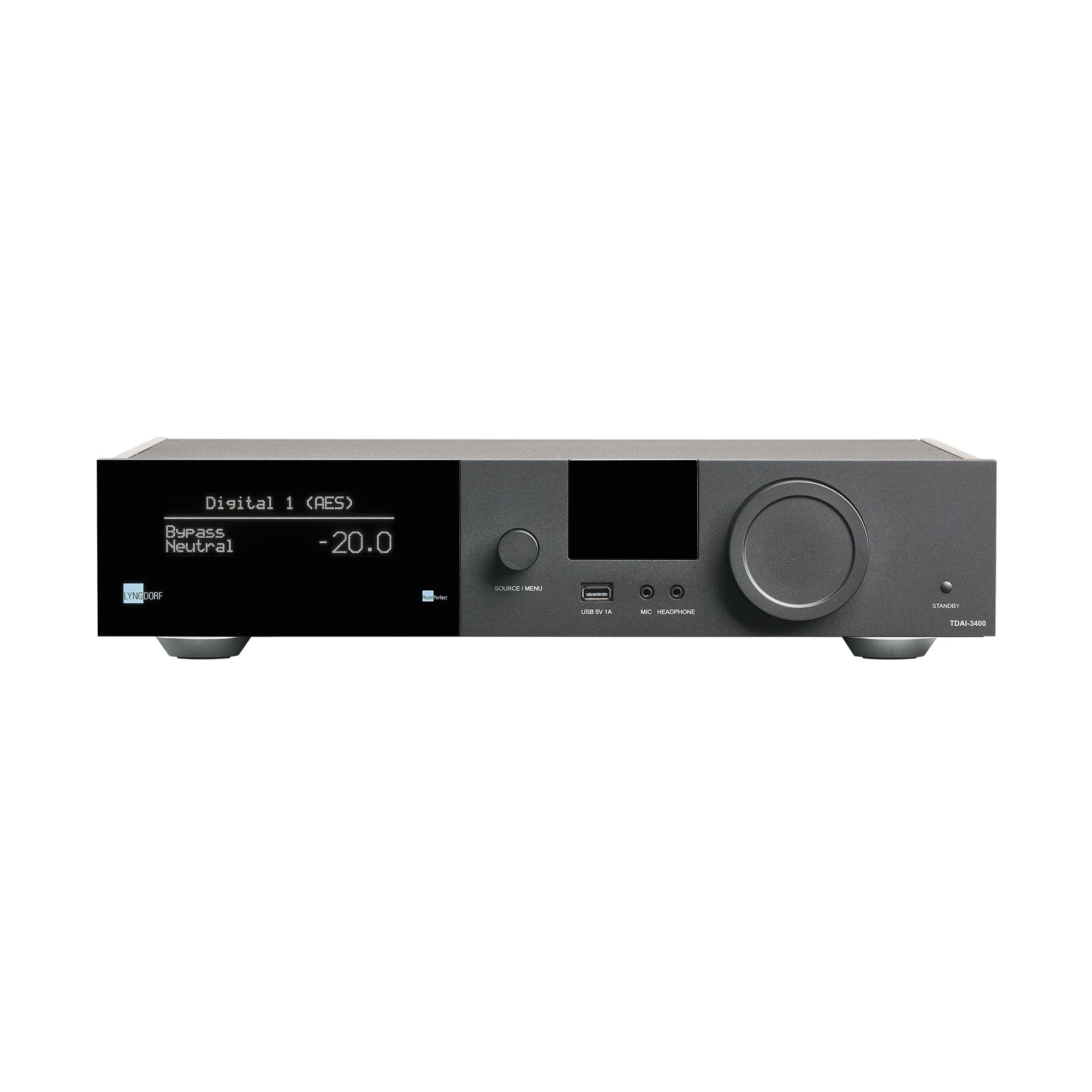 Lyngdorf TDAI-3400 Integrated Amplifier with RoomPerfect - GreshamTech
