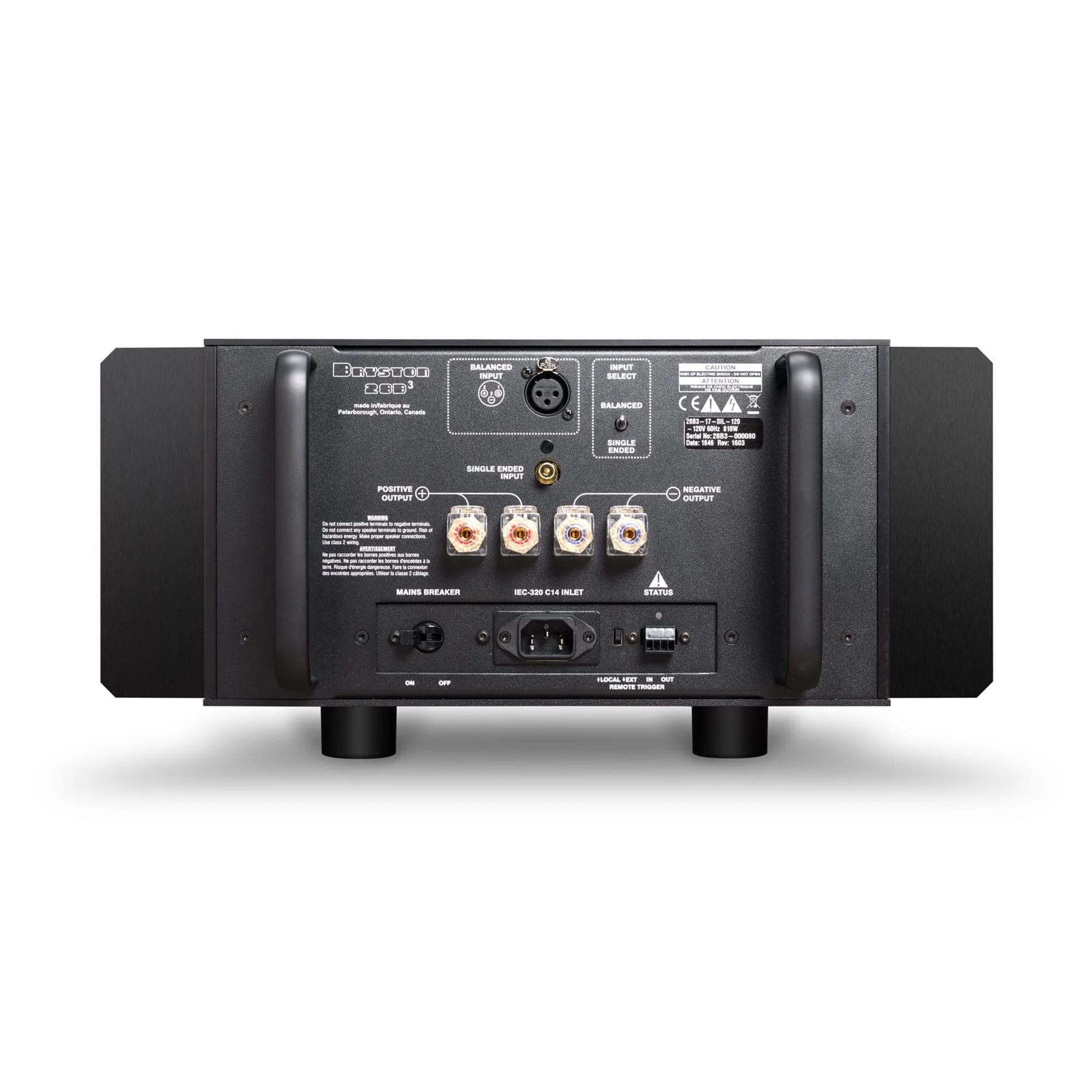 Bryston 28B³ Mono Power Amplifier - GreshamTech