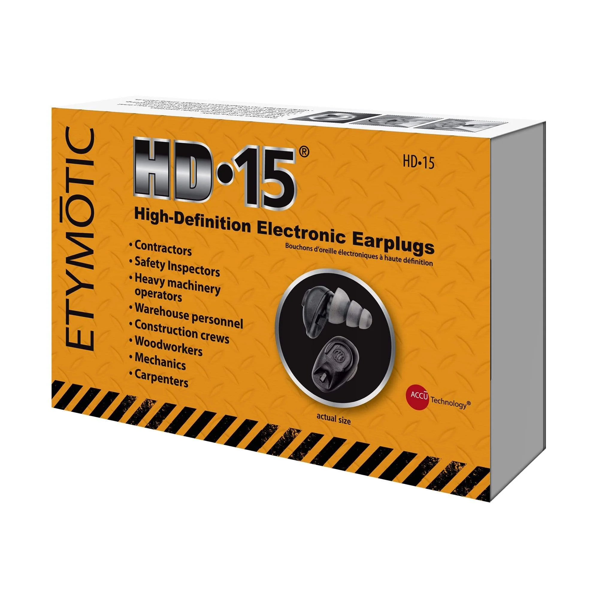 Etymotic HD•15 High-Definition Electronic Earplugs - GreshamTech