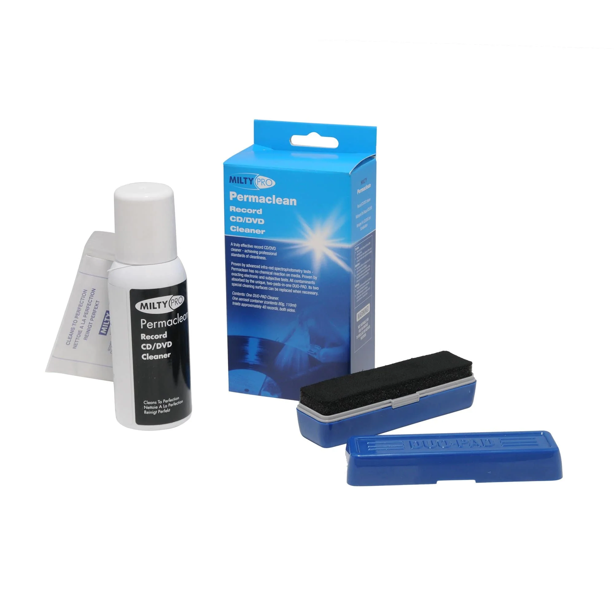 Goldring Milty Permaclean Record & CD Cleaner Kit - GreshamTech