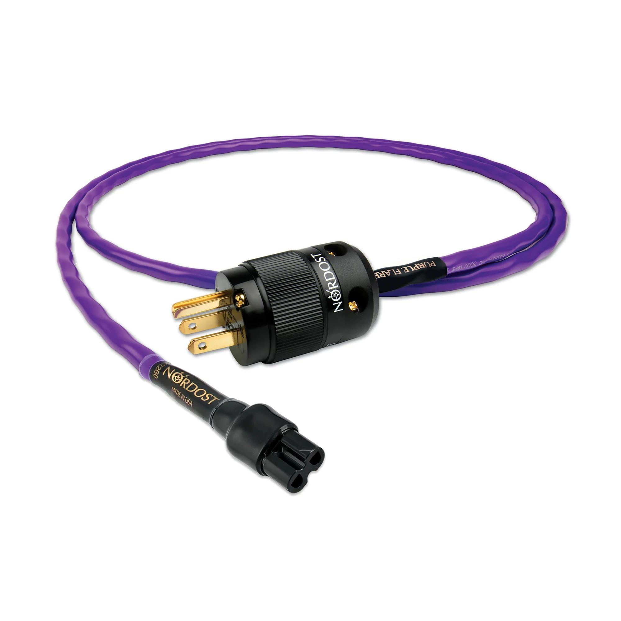 Nordost Leif Series Purple Flare Power Cable - GreshamTech